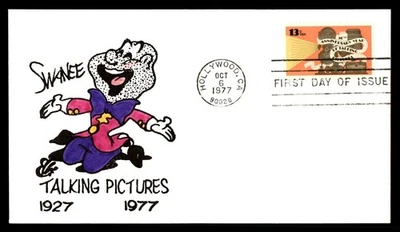 Mayfairstamps US FDC 1977 Swanee Talking Pictures Anniversary First Day Cover aa - Image 1 of 2