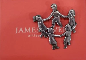 Rentner James Avery Kinder "Ring Around the Rosie Brosche" 925 SS Box enthalten - Bild 1 von 3