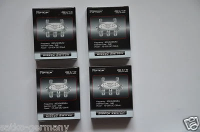 4 x DiSEqC Opticum SAT LNB Schalter 4x1 4/1 41 in switch Full HDTV 3D 4K SKY - Bild 1 von 3
