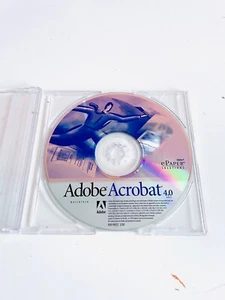 ADOBE ACROBAT 4.0.5 (1999) CD FOR MACOS CLASSIC | SERIAL NUMBER INCLUDED - Photo 1/2