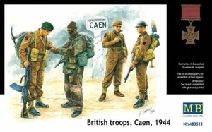 1/35 Figures: British Troops Caen 1944 : MB3512 : MASTERBOX - Picture 1 of 1