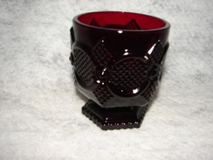 Vintage Cape Cod Red Avon Glass Open Sugar Bowl - Picture 1 of 1