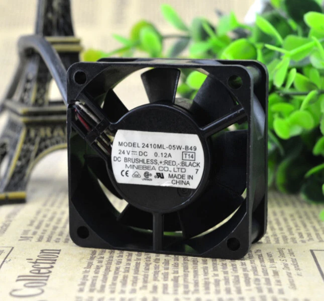 1PCS NEW NMB 6025 2410ML-05W-B49 24V 0.12A cooling fan #LRR - Image 1 of 1