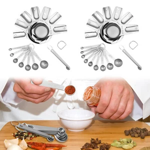 Stainless Steel Measuring Cups Accurate Measuring Cup and Spoons NXX - Picture 1 of 20