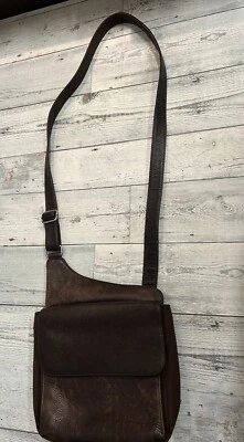 Bolso Bandolera Mediano Estilo Vintage Cuero Marrón Fossil 75082 Foto 1 de 4