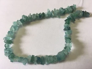 Stunning indicolite blue Hammer Cut Tourmaline Beads Strands Afghanistan - Picture 1 of 4