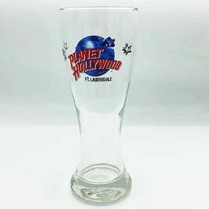 Planet Hollywood Ft Lauderdale Tall Pilsner Beer Glass - Picture 1 of 6