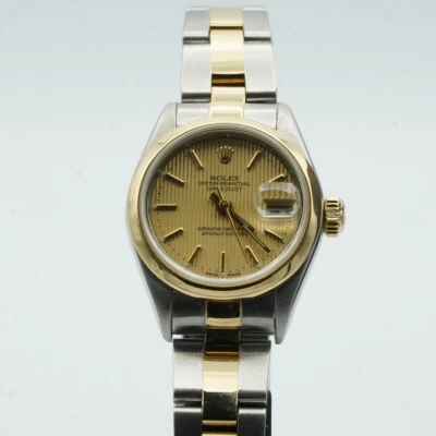 ROLEX OYSTER PERPETUAL LADY DATEJUST DAMEN UHR 26MM 79163 STAHL/GOLD TOP - Bild 1 von 4