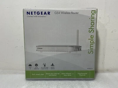 Netgear WGR614 ~ G54 Wireless Router ~ 54 Mbps 4-Port 10/100 ~ WGR614NA ~ SEALED - Image 1 of 4