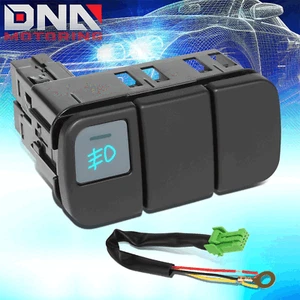 Kit de botón interruptor de control de luz antiniebla montado en tablero para Honda Civic 1992-1995 - Imagen 1 de 6