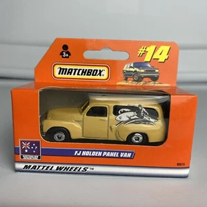 Matchbox #14 FJ Holden Panel Van Australian Adventure 2000 International Box - Picture 1 of 4