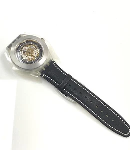 New Old Stock Swatch Irony Automatic Diaphane Skeleton Men’s Watch - Picture 1 of 10