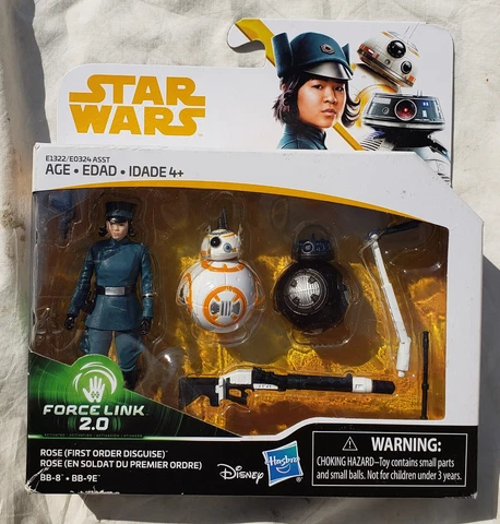 Star Wars Rose First Order BB-8 BB-9E Force Link 2.0 Action Figures 2017 New Cover