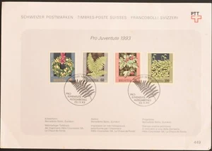 Switzerland Pro Juventute 1993 First Day Issue 20092020   - Picture 1 of 2