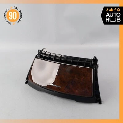 07-14 Mercedes W216 CL600 CL63 Center Console Command Head Unit Cover Wood OEM - Image 1 of 4