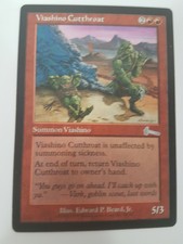 Viashino Cutthroat Magic the Gathering MTG Urza's Legacy Red Common