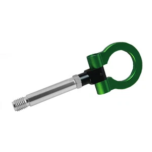 JDM Sprots Green Folding Tow hook for Honda Civic MK8 CR-Z Insight Jazz - Picture 1 of 3