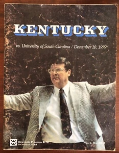 Kentucky Wildcats Vs. USC December 10, 1079 Basketball Sports Souvenir Program - Picture 1 of 9