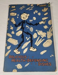 Vintage Reddy Kilowatt Delicious Health-Defending Dishes Cookbook - Picture 1 of 11