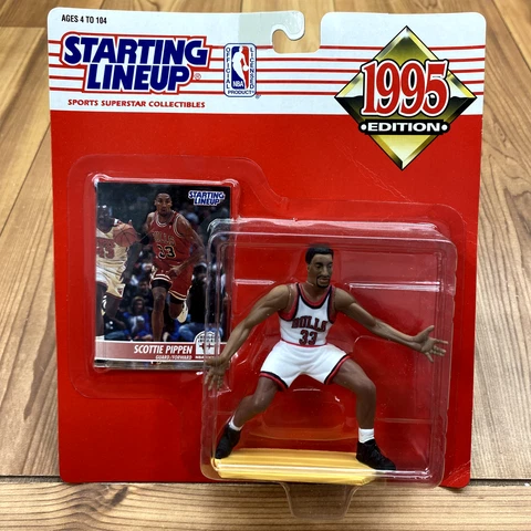 UNOPENED Starting Lineup 1995 Scottie Pippen Chicago Bulls NBA Action Figure Cover