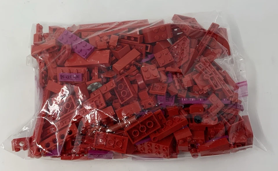 1 Pound LEGO Assorted Bricks And Blocks In RED - Image 1 of 1