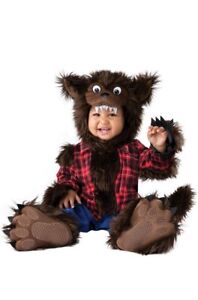 InCharacter Wee Werewolf Furry Flannel Animal Infant Baby Halloween Costume 6072