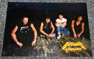 METALLICA \ VAIN large A3 ORIGINAL mag promo 2 SIDE ART poster - Foto 1 di 2