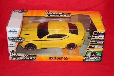 Jada Toys Hyper Chargers Big Time Muscle 2016 Chevy Camaro R/C 1:16 Scale New - Image 1 of 4