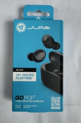 JLab Go Air Pop True Wireless Bluetooth Earbuds & Charging Case - Black, Dual Co - Image 1 of 4