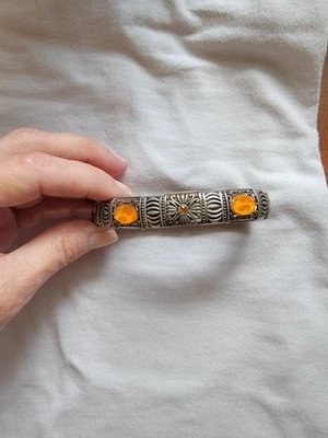 Amber Colored Stretch Bracelet - Image 1 of 2