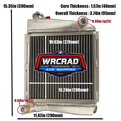 Radiator  Aluminum For 1959-1997 Austin Rover Mini Cooper 850/1000/1257 S SPI CC - image 1 of 4