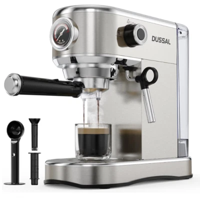 Espresso Machines 20 Bar, Professional Coffee Maker with Steam Milk Frother - Image 1 of 4