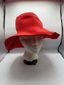 VINTAGE WOMENS ADOLFO II 100% WOOL FLOPPY BIG RIM HAT ONE SIZE NEW YORK PARIS - Picture 1 of 13