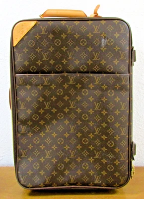 Louis Vuitton Pegase 60 Damier Ebene Rolling Travel Bag Luggage H520-2 AS IS - Image 1 of 4