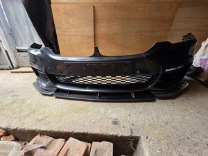 BMW 5 SERIES G30 G31 M SPORT FRONT BUMPER GRILLS TRIMS Carbon Lip Breaking Part - Picture 1 of 9