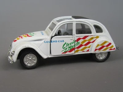 D703 PMS LEGEND CAR Cina Citroën 2cv Bianco 1/43 Frizione HS - Immagine 1 di 4