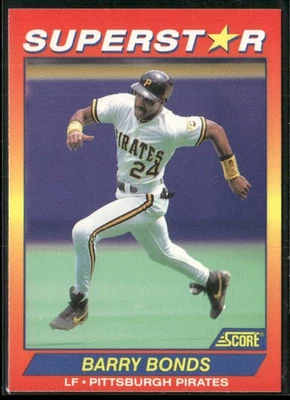 Barry Bonds 1992 Score 100 Superstars #26 Pittsburgh Pirates - Image 1 of 2