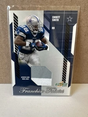 2003 score franchise fabrics Emmitt smith #FF-5 S#97/250 - Image 1 of 2