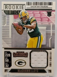 2024 Panini Contenders - Marshawn Lloyd Rookie Ticket Patch #RTS-MLD (MEM, RC) - Bild 1 von 3