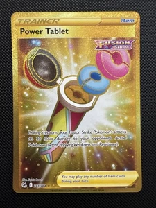 Power Tablet Secret Gold 281/264 Swsh08: Fusion Strike Sword & Shield Pokemon - Picture 1 of 2