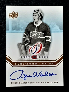 ROGATIEN VACHON 2008-09 UPPER DECK MONTREAL CANADIENS CENTENNIAL HABS INKS 22700 - Bild 1 von 2