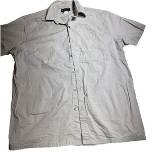 Banana Republic Shirt Mens Medium Green Classic Stretch Long Sleeve Untucked - Picture 1 of 2