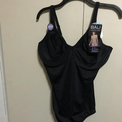 Modelador corporal Bali Passion For Control #DF1009 NUEVO CON ETIQUETAS minimizador negro nuevo 42C Foto 1 de 4