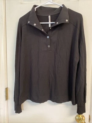 Sudadera Soma L Ultra Suave Polar QTR Snap Negra Foto 1 de 4