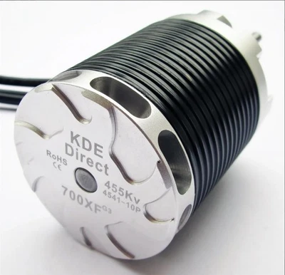 KDE700XF-455-G3 Brushless Motor for 700/750/800-Class Helicopter 12kW 16s Lipo - Image 1 of 4