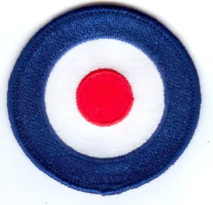 bandera PATCH bordado termoadhesivo parche target - Foto 1 di 1