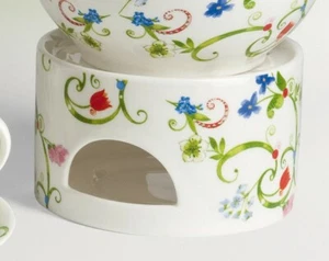 Calentador de té Fleurette Fine Bone China porcelana - Imagen 1 de 1