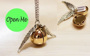 Collana Medaglione Messaggio Segreto Uomo Donna, Regalo Messaggio Personalizzato - Foto 1 di 6