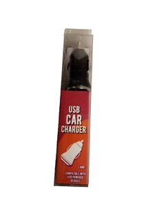 USB Car Charger 1 AMP Compatible With USB Powered Devices - Picture 1 of 4