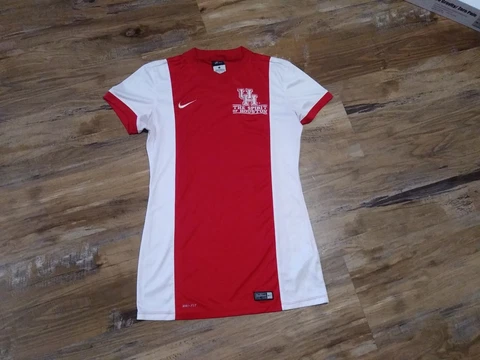 Nike Dri Fit SMALL Athletic Ladies UH Cougars University Of Houston Polo Shirt Cover